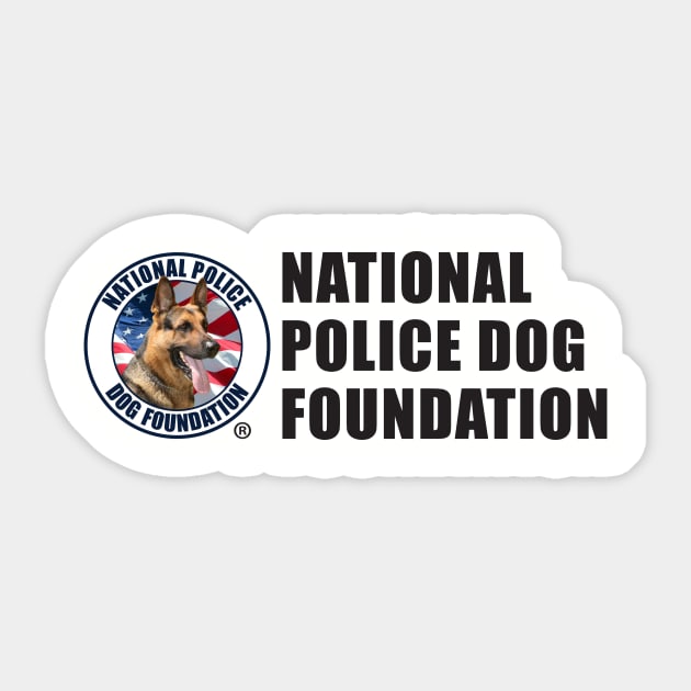 Logo and Name Sticker by National Police Dog Foundation